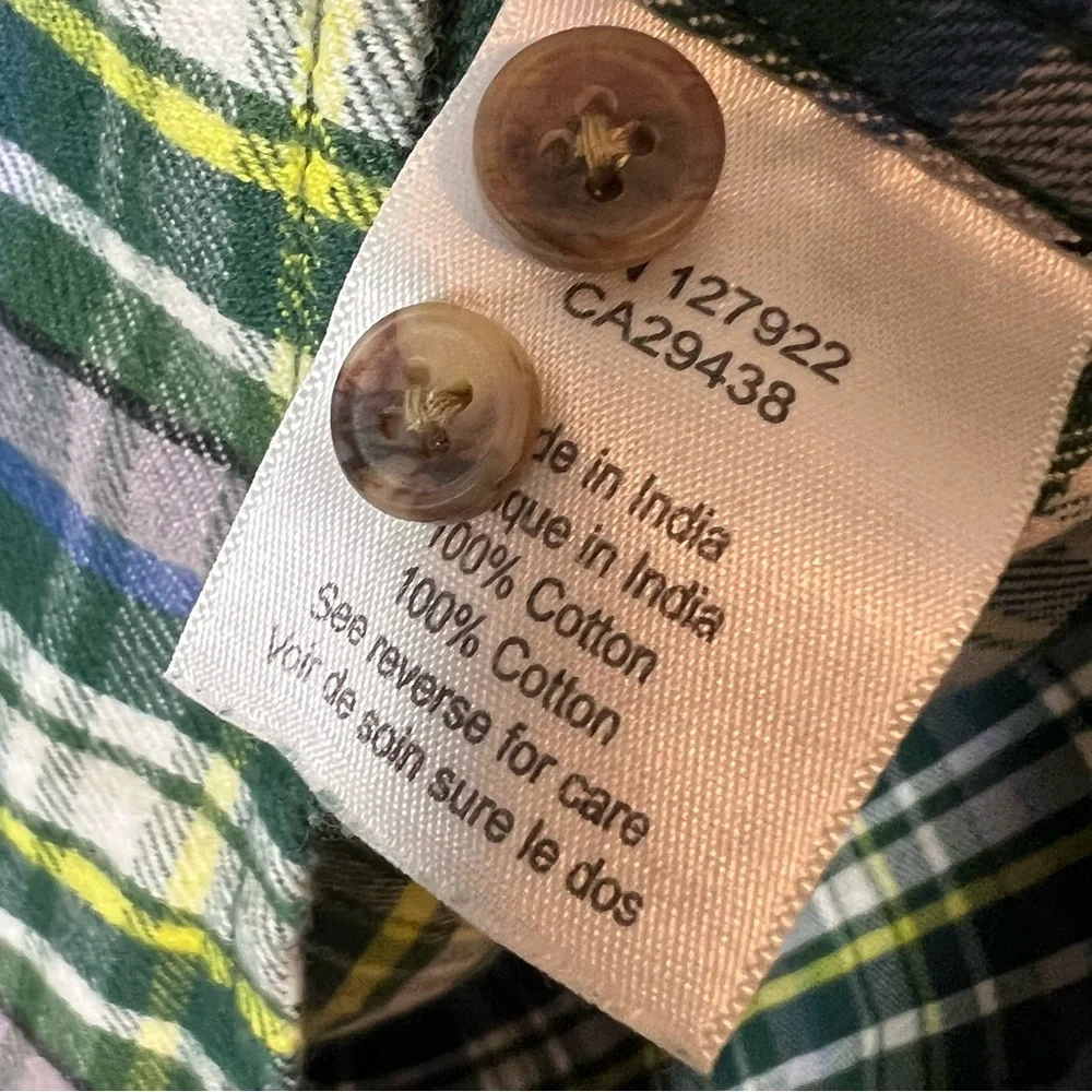 MK Plaid Flannel Button Up Shirt Mens Mountain Khakis